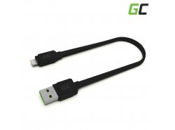 Cabo Lightning 25cm Green Cell Matte, com carregamento rápido para Apple iPhone