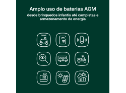 Green Cell ® Gel Batterie AGM VRLA 12V 3.3Ah