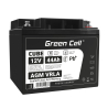 Bateria AGM GEL 12V 44Ah bateria de chumbo Green Cell livre de manutenção para sistemas fotovoltaicos e cadeiras de rodas