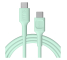 Cabo USB-C 2m 100W Greencell PowerFlex Carregamento Rápido PD Mint Green